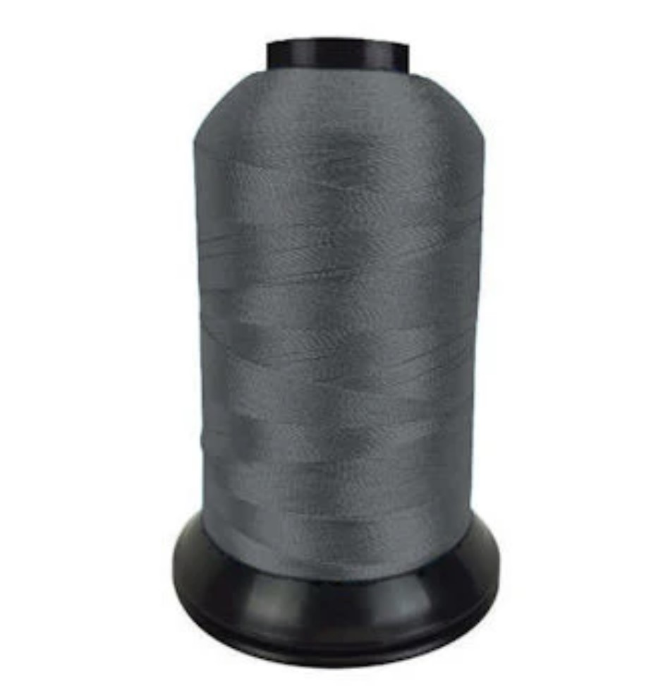 Gray Floriani Poly Embroidery Thread