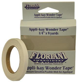 Floriani Appli Kay Wonder Tape - 1/4" X 9 Yards