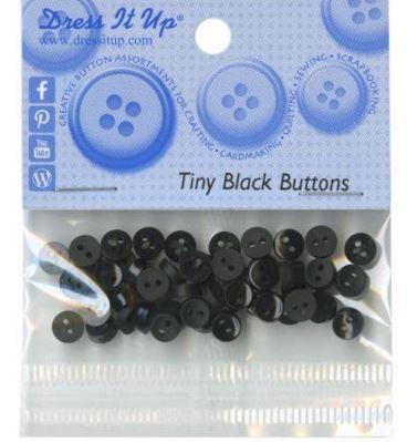 Tiny Black Buttons From Dress It Up