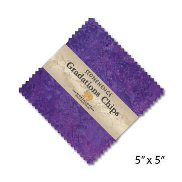 Stonehenge Gradations Chips: Amethyst From Northcott Fabrics