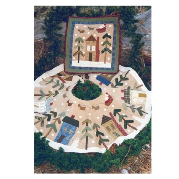 Christmas Tree Skirt / Wallhanging Pattern From Bareroots