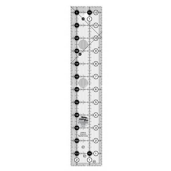 Creative Grids 2 1/2" x 12 1/2" Quilt Ruler