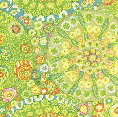 Kaffe Fassett Millefiore Green By Freespirit 