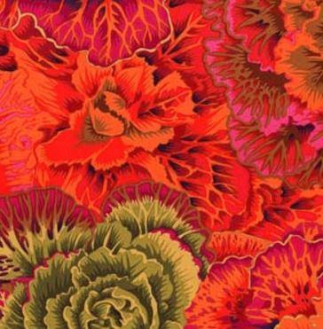 Kaffe Fassett Brassica, Rust By Philip Jacobs For Free Spirit