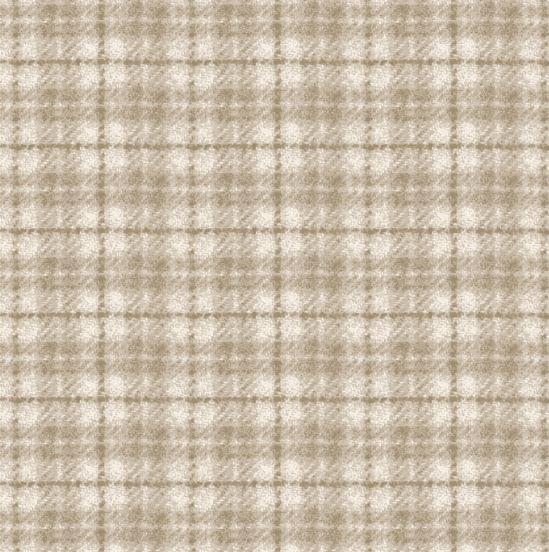 Ecru Plaid Flannel From Woolies Flannel