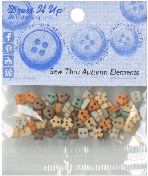 Autumn Elements Buttons From Dress It Up