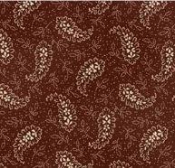 Ecru/Brown Paisley From French Country