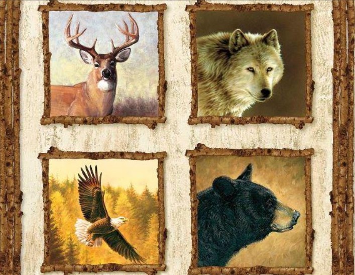 Majestic Outdoors Digital Print Pillow Panel By Greg & Company For Riley Blake 