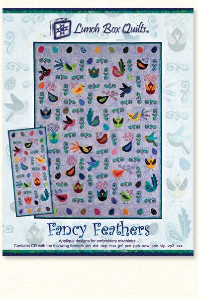 Fancy Feathers Pattern From Lunch Box Quilts