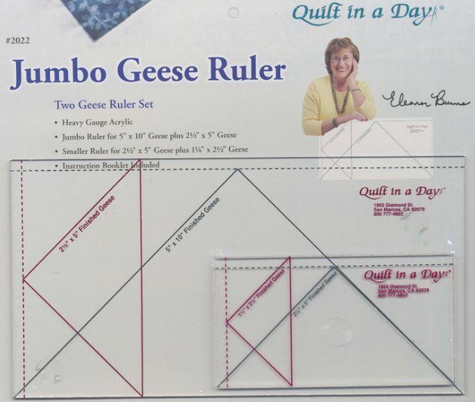 Jumbo Geese Ruler by Quilt in a Day