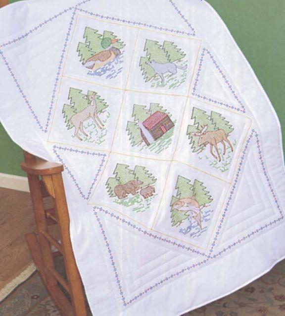 Great Outdoors Lap Quilt From Jack Dempsey Needle Art