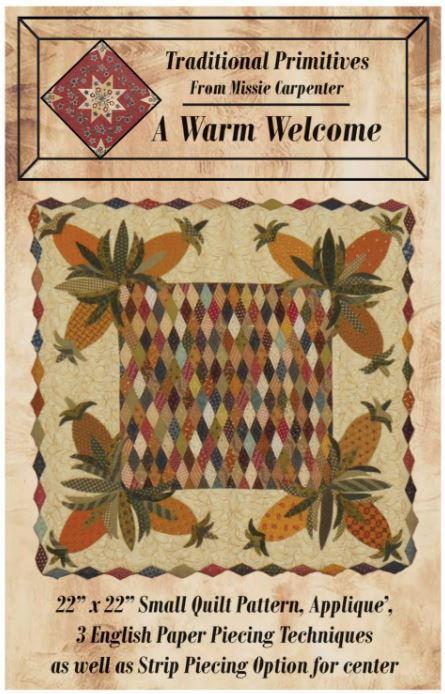 A Warm Welcom Pattern By Missie Carpenter From Traditional Primitives