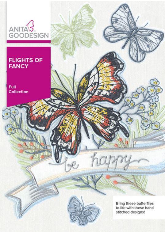 Anita Goodesign Flights of Fancy Embroidery Pattern