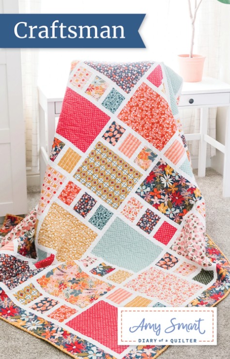 Craftsman Quilt Pattern by Amy Smart of Diary of a Quilter