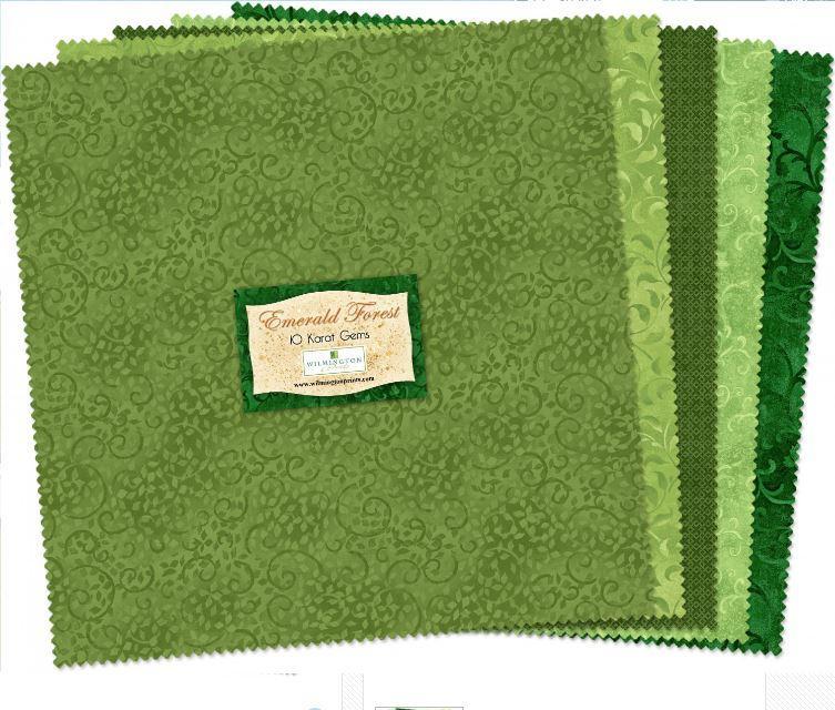 Emerald Forest Essential Gems 10" Squares