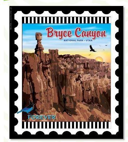 National Parks Stamp: Bryce Canyon