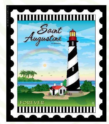 Lighthouse Lightstamp: Saint Augustine