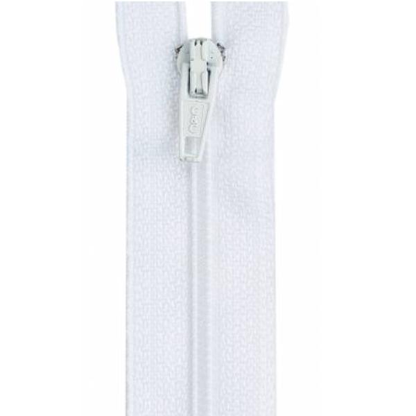 All-Purpose Polyester Coil Zipper 18In White By Coats & Clark