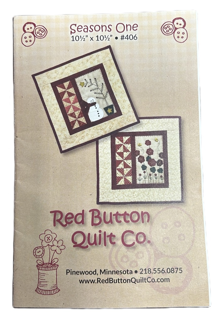 Seasons One Mini Quilt Pattern from Red Button Quilt Co.