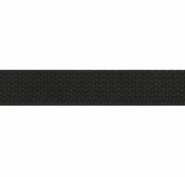 Cotton Webbing 1" Black