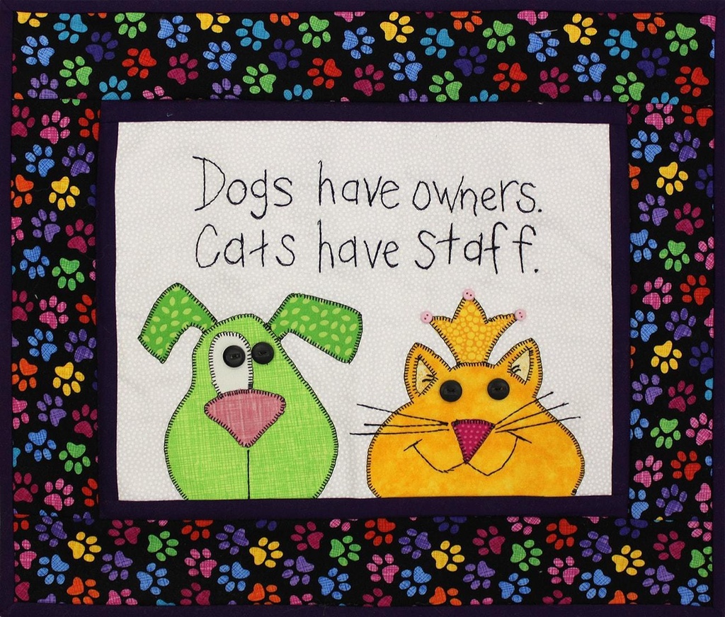 Dogs Vs. Cats Wall Hanging Kit