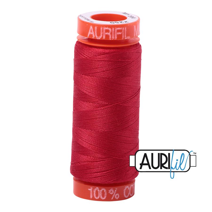 Aurifil 50 Wt. Thread  - Red 2250