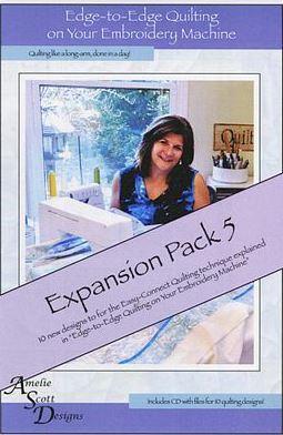 Edge To Edge Quilting Embroidery Expansion Pack 5 From Amelie Scott