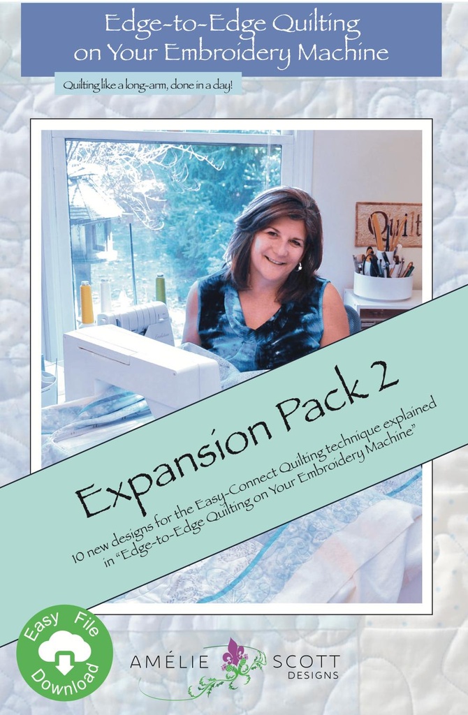 Edge To Edge Quilting Expansion Pack 2 From Amelie Scott Designs