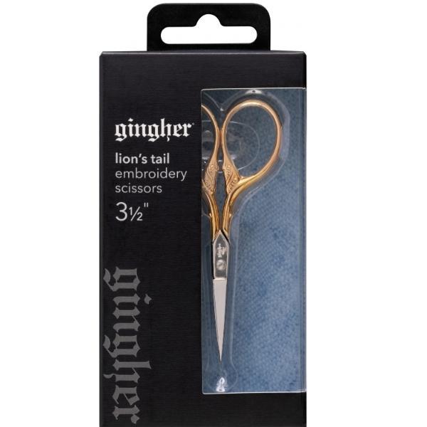 Gingher Lion's Tail Embroidery Scissors 3.5"