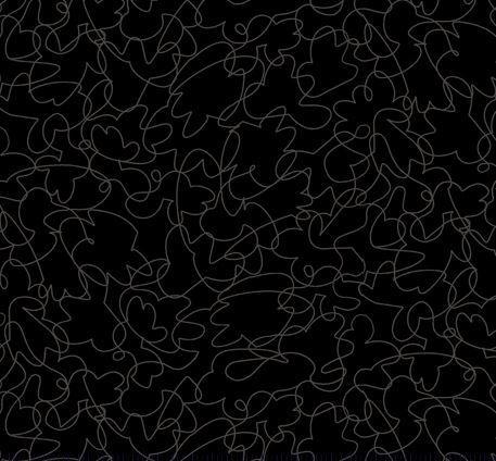 Quilting Illusions, Black/Charcoal Scribble By Quilting Treasures