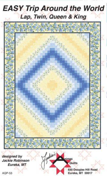 Easy Trip Around The World By Jackie Robinson For Animas Quilts