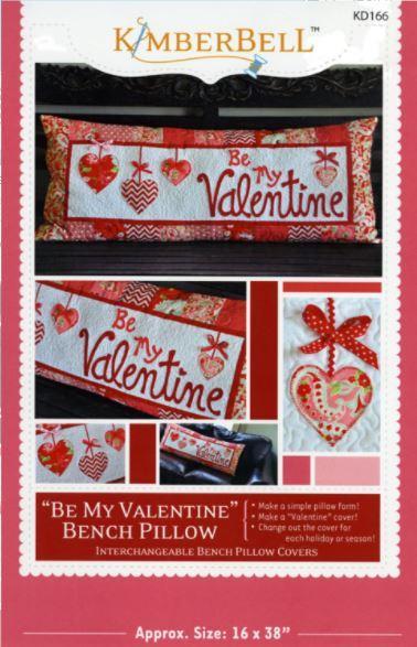 Be My Valentine Bench Pillow from Kimberbell