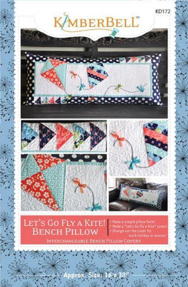 Let's Go Fly A Kite! Bench Pillow Pattern from Kimberbell