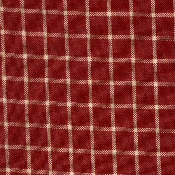 Tea Towel Reverse Window Pane Red/Teadye