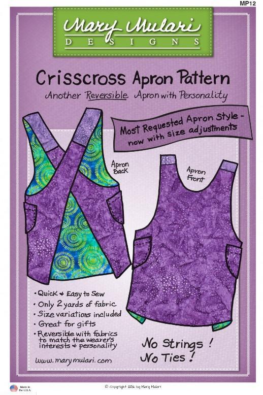 Crisscross Apron Pattern By Mary Mulari Designs