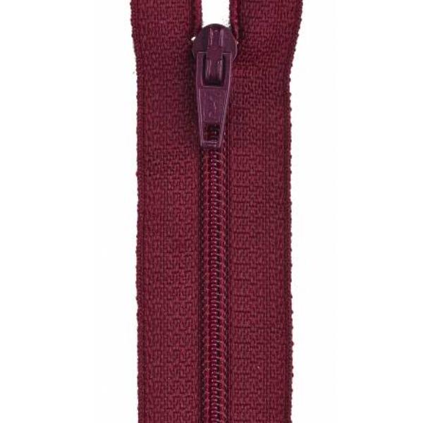 All-Purpose Polyester Coil Zipper 18In Barberry Red By Coats & Clark