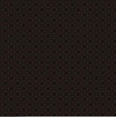 Modern Melody Basics Filigree Geo Black by First Blush Studio for Henry Glass