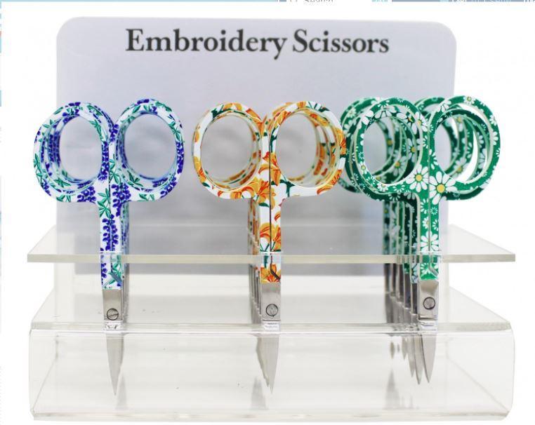 Embroidery Scissors Floral