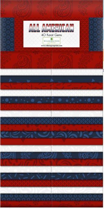 All American 2-1/2" Strips By Wilmington Prints