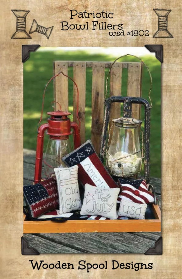 Patriotic Bowl Filler Pattern from Wooden Spool Designs