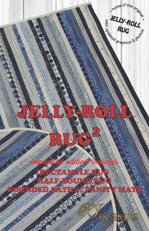 Jelly Roll Rug 2 Pattern from R.J Designs