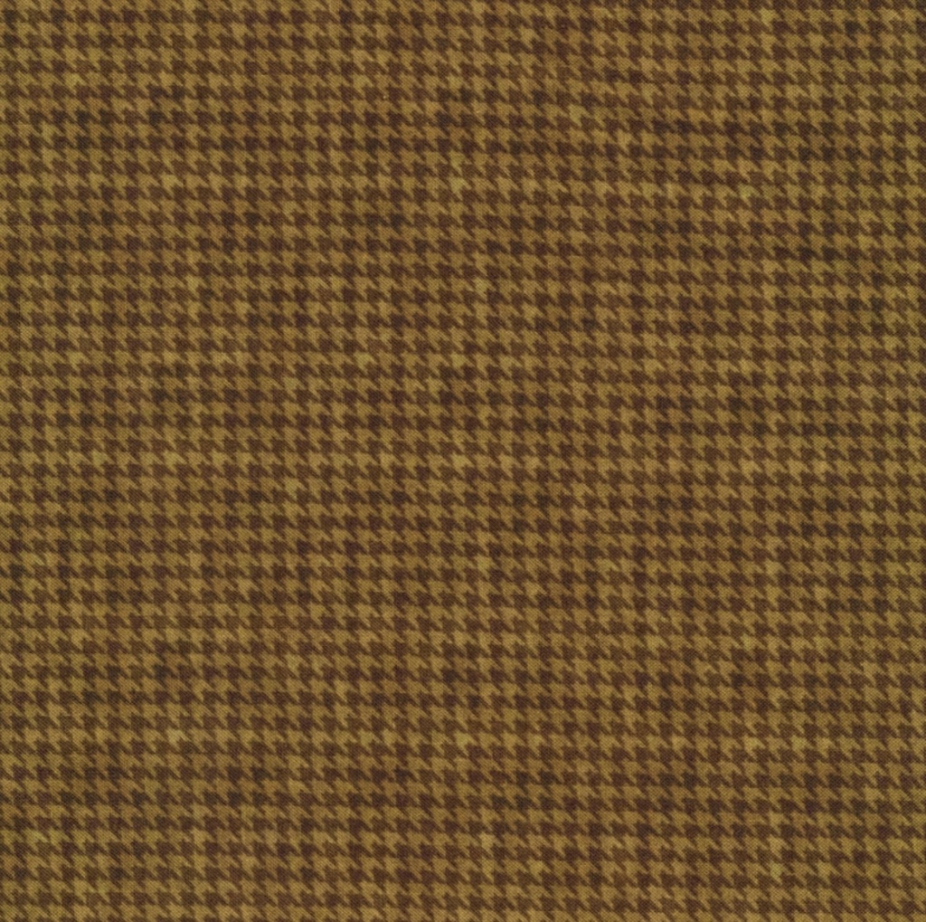 Houndstooth Basics Brown from Henry Glass