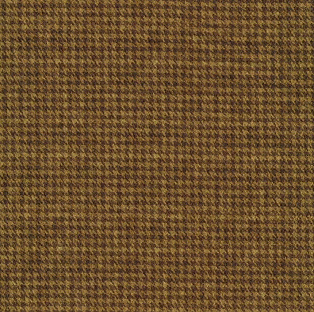 Houndstooth Basics Brown from Henry Glass
