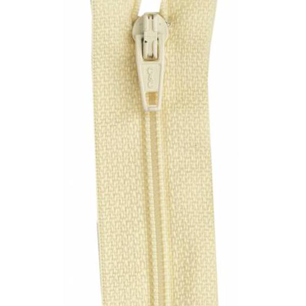 All-Purpose Polyester Coil Zipper 18in Primrose by Coats & Clark