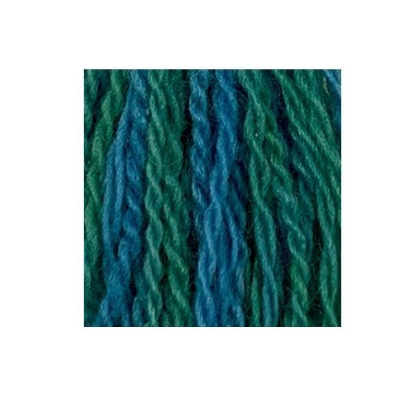 Merino Variegated Wool Thread, Seaweed, Size 15