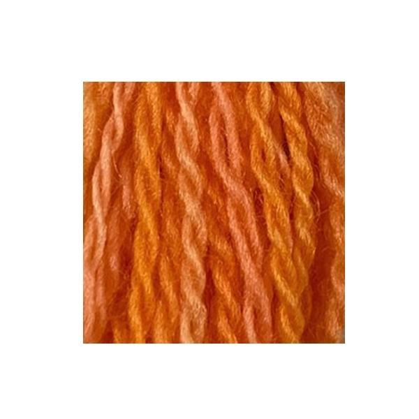 Merino Variegated Wool Thread, Peach Orange, Size 15