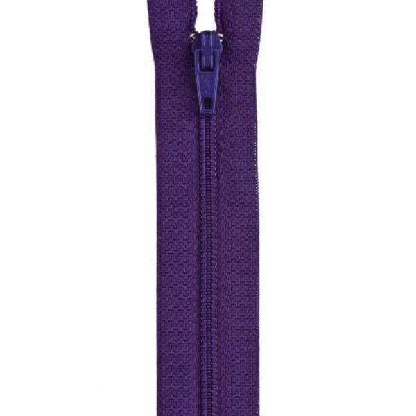 All-Purpose Polyester Coil Zipper 18In Purple By Coats & Clark