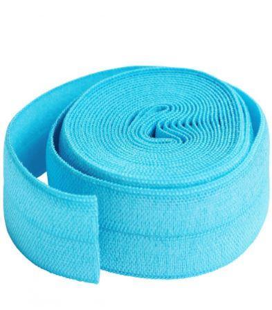 Fold-Over Elastic, Parrot Blue, 20Mm, 2-Yard Pkg From Byannie.Com