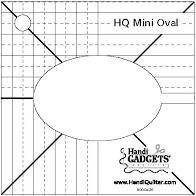 HandiQuilter Mini Oval Ruler