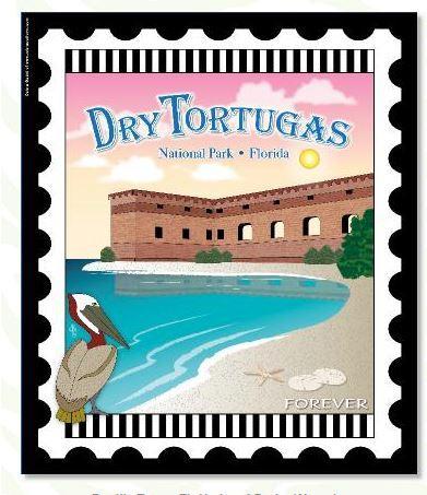 National Parks Mini Stamp Panel: Dry Tortugas National Park, Florida